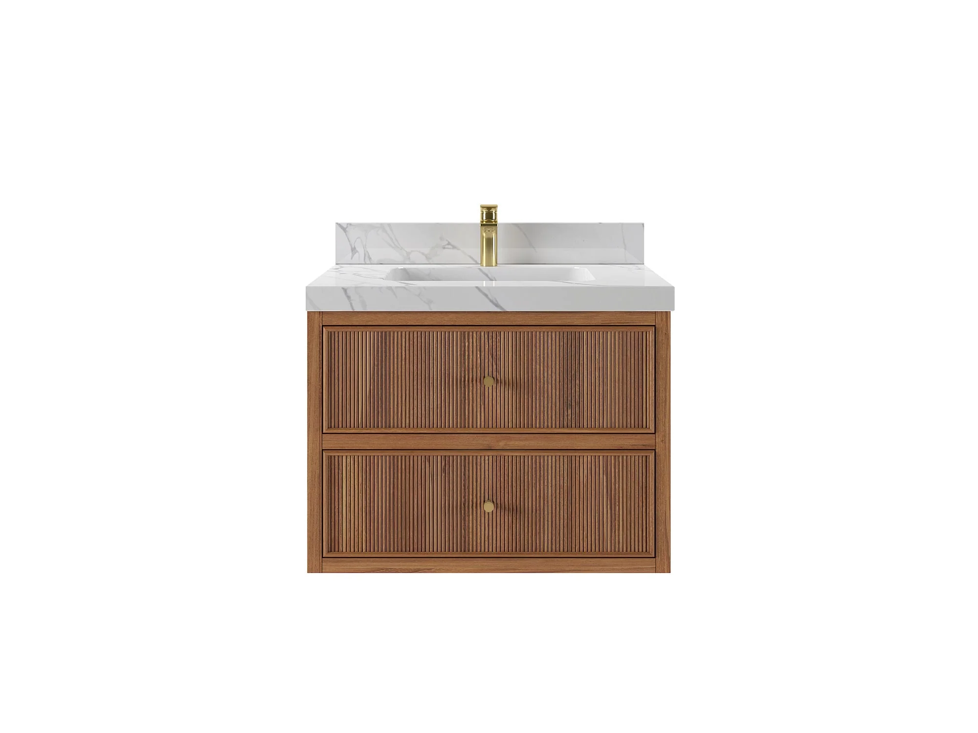 Bathroom Vanities - Bathroom Vanity with Countertop and Backsplash